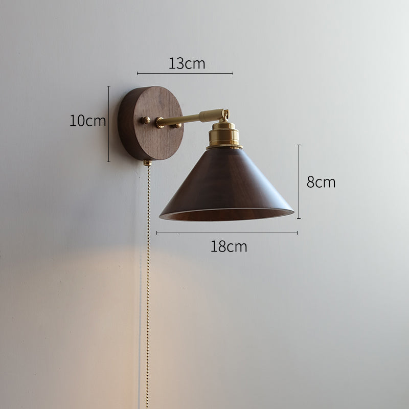 Houten Wandlamp - 114WL