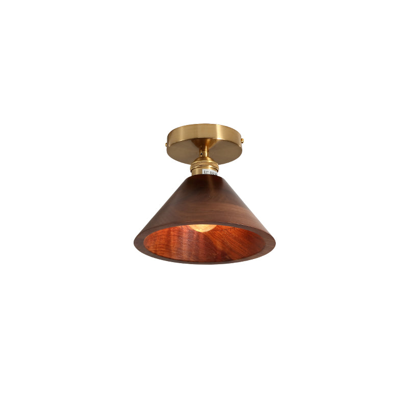 Houten plafondinbouwlamp - 101WFL