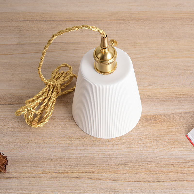 Keramiek Witgouden Hanglamp - 108PL