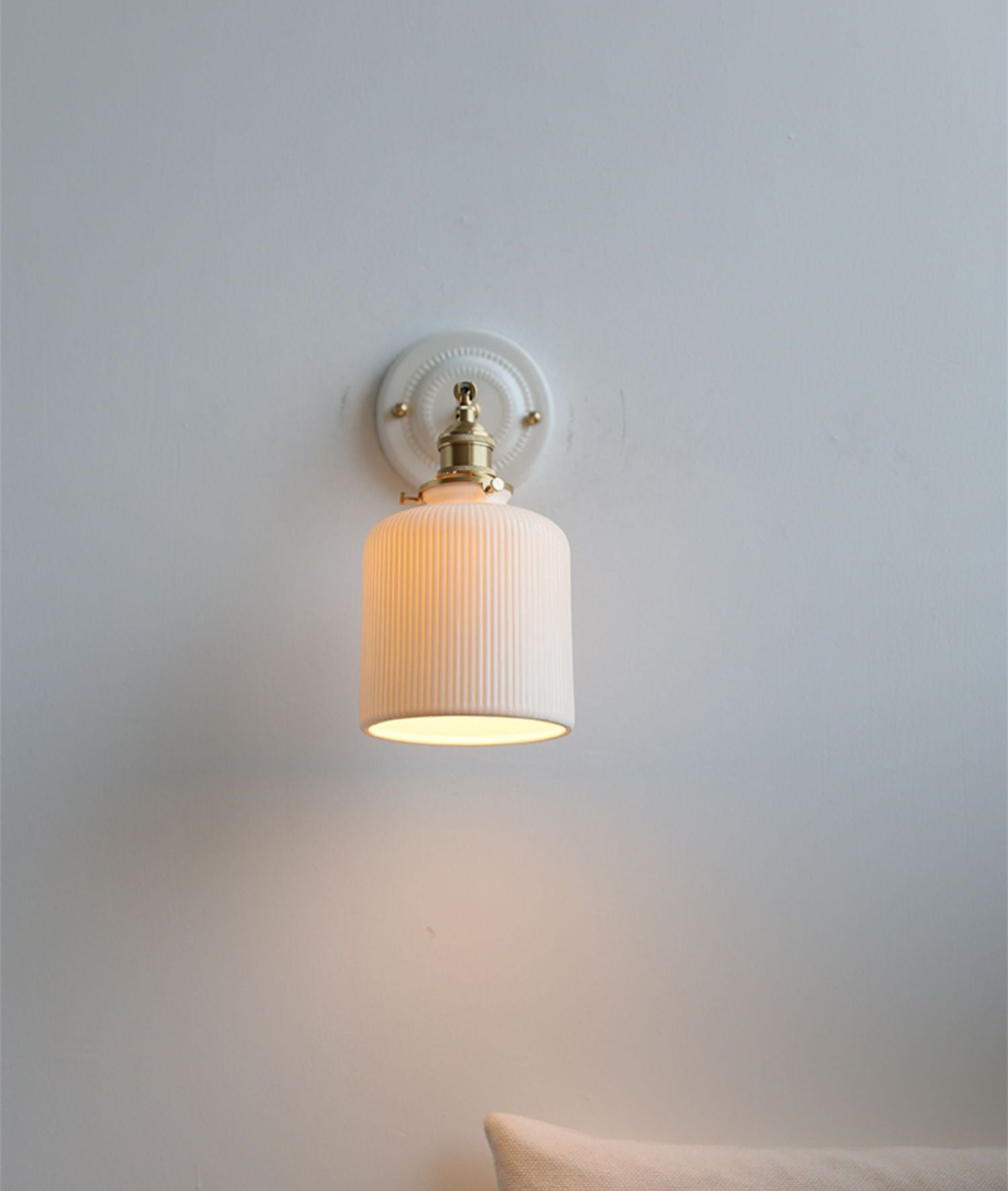 Wandkandelaar van keramisch glas - 113CWP
