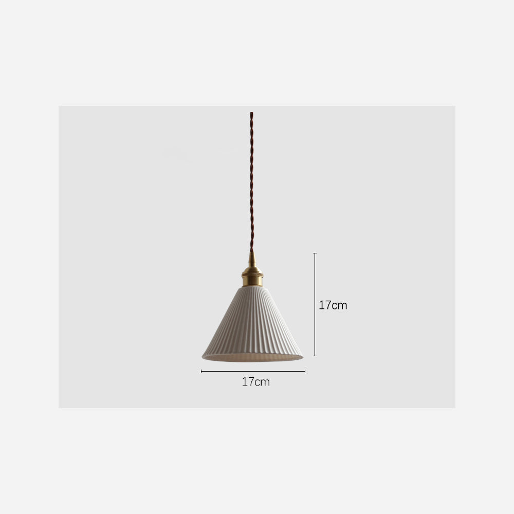 Keramiek Messing Hanglamp - 103PL