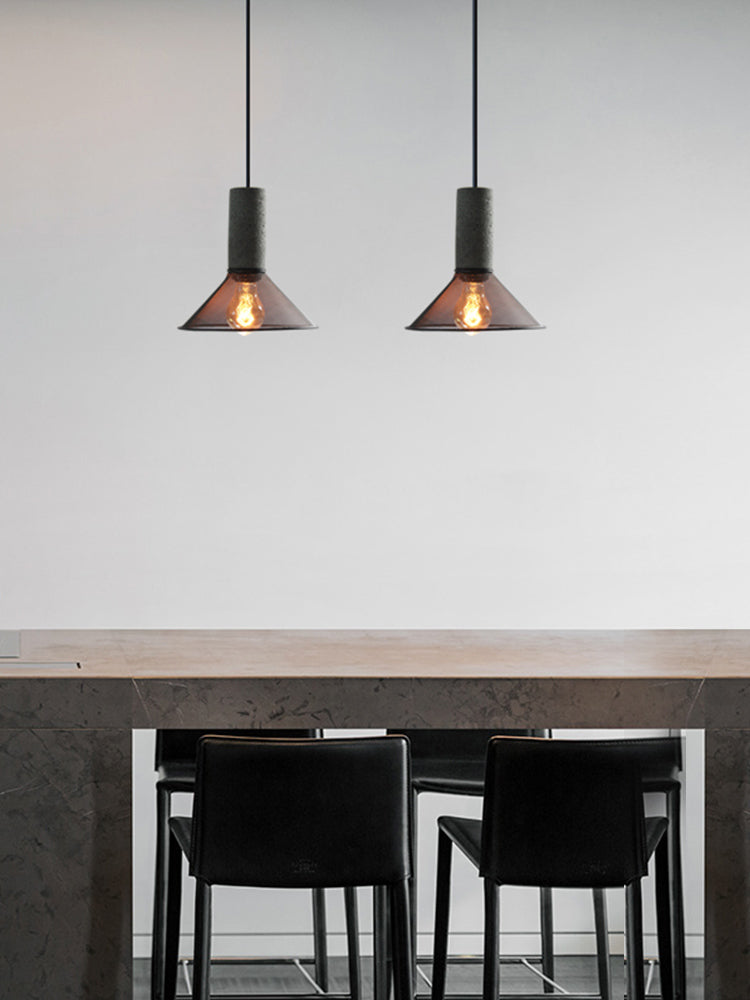 Cement hanglamp - 104CM