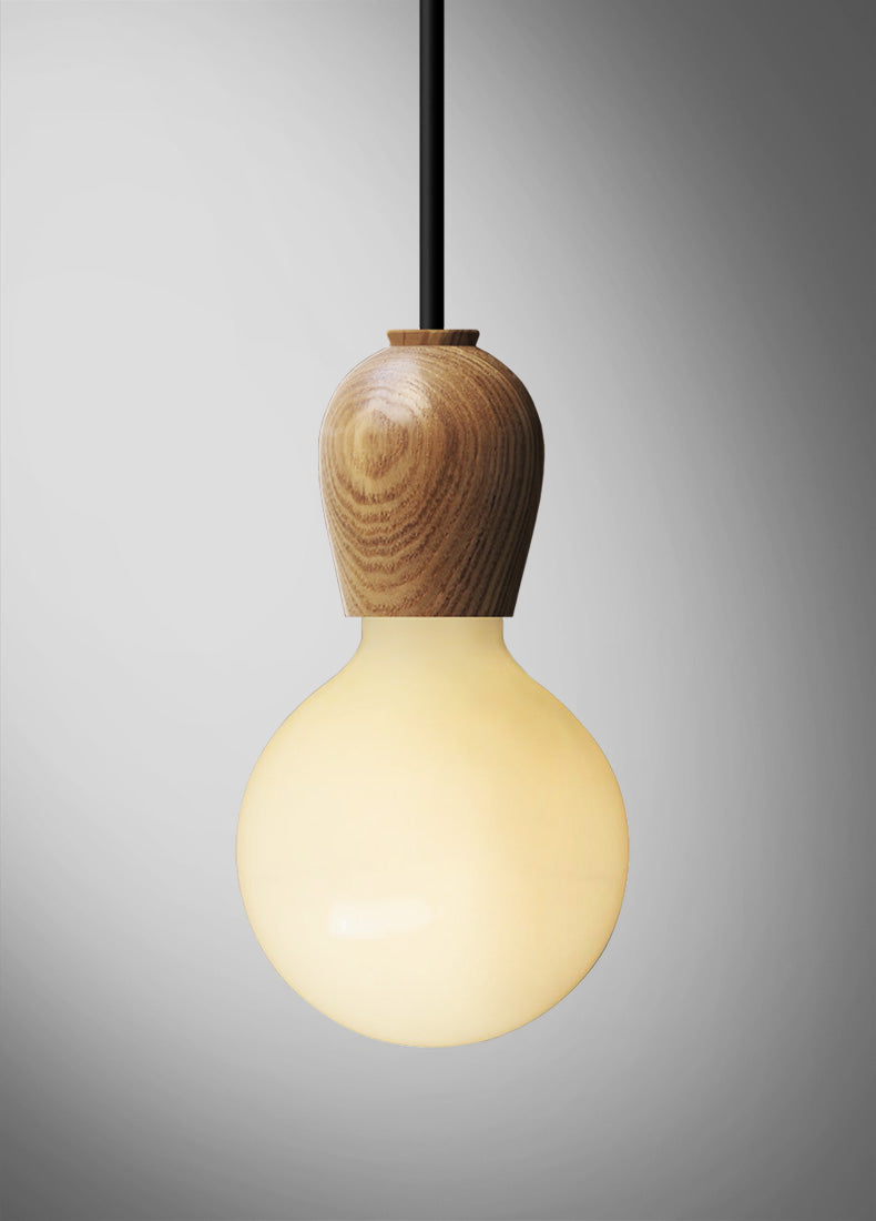Walnoot Lamp Houten Hanglamp - 104WPL