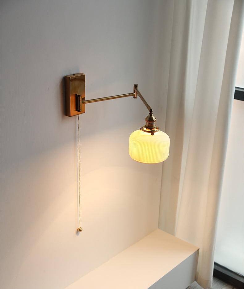 Keramische zwenkarmwandlamp - 205SAL