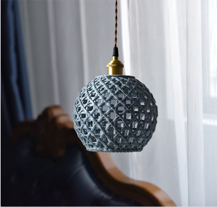 Hanglamp van gevlochten keramiek - 202CPL