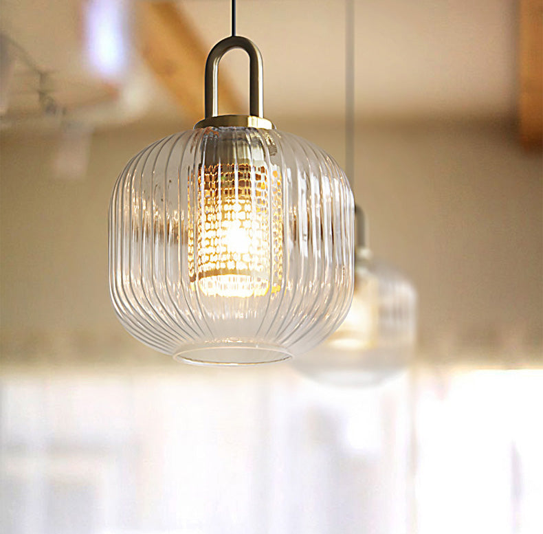 Helder glazen hanglamp - 103PL