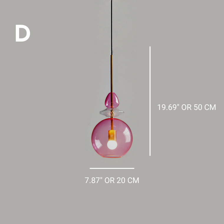 Glazen hanglamp - 218GPL