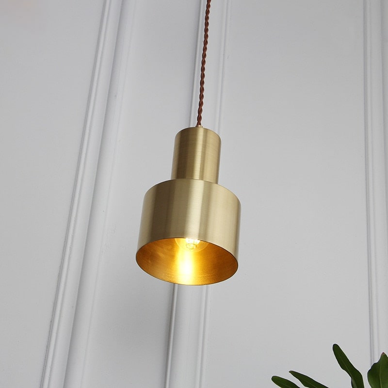 Cilinder Messing Hanglamp - 112PL