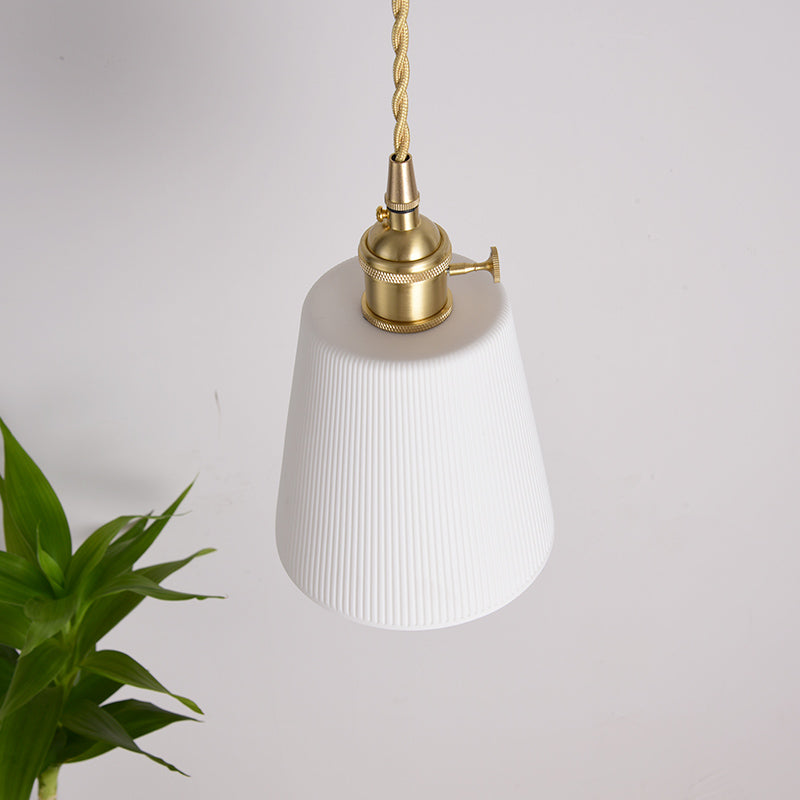 Keramiek Witgouden Hanglamp - 108PL