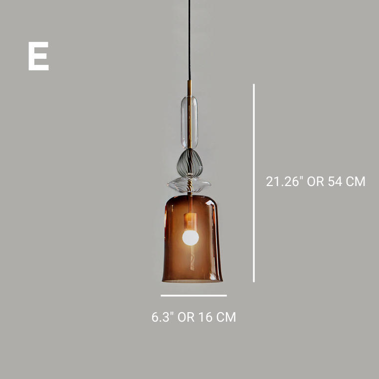 Glazen hanglamp - 218GPL