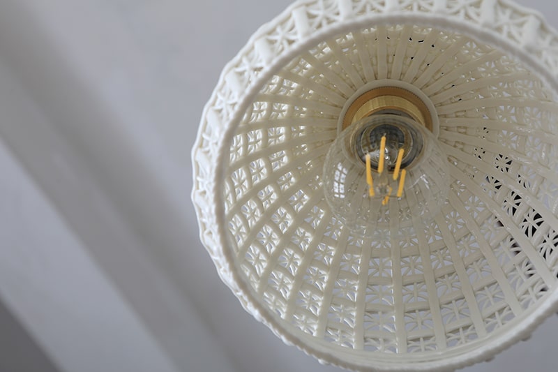 Hanglamp van gevlochten keramiek - 205CPL