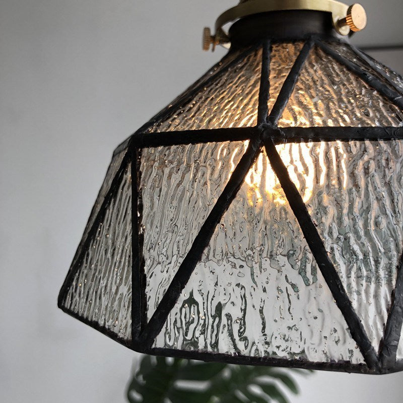 Tiffany hanglamp van gebrandschilderd glas - 221GPL