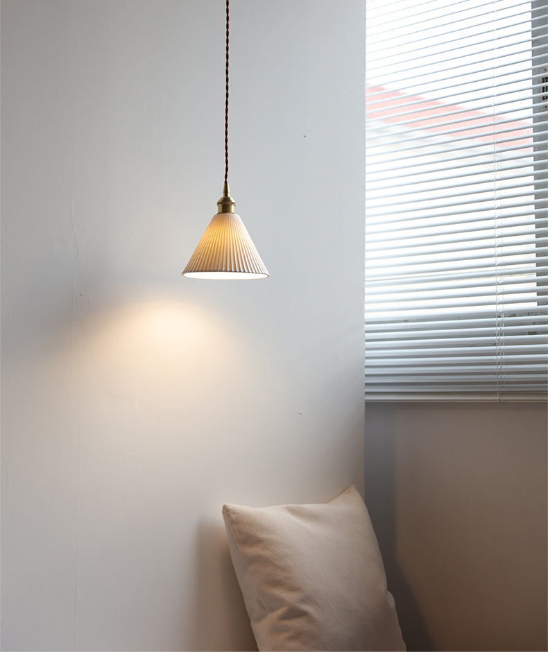 Keramiek Messing Hanglamp - 103PL