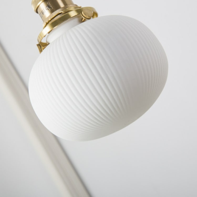 Witte keramische wandlamp - 202ST