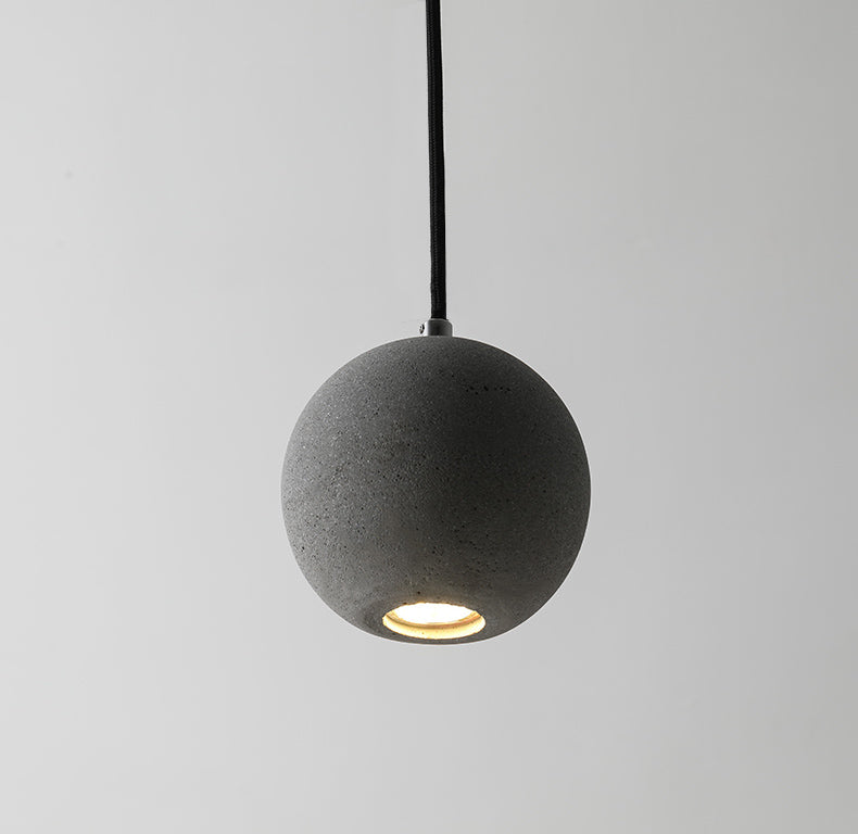 Grijze Globe Cement Hanglamp - 110CM