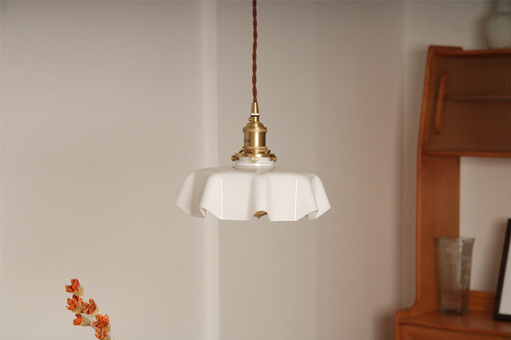 Retro glazen hanglamp - 215GPL
