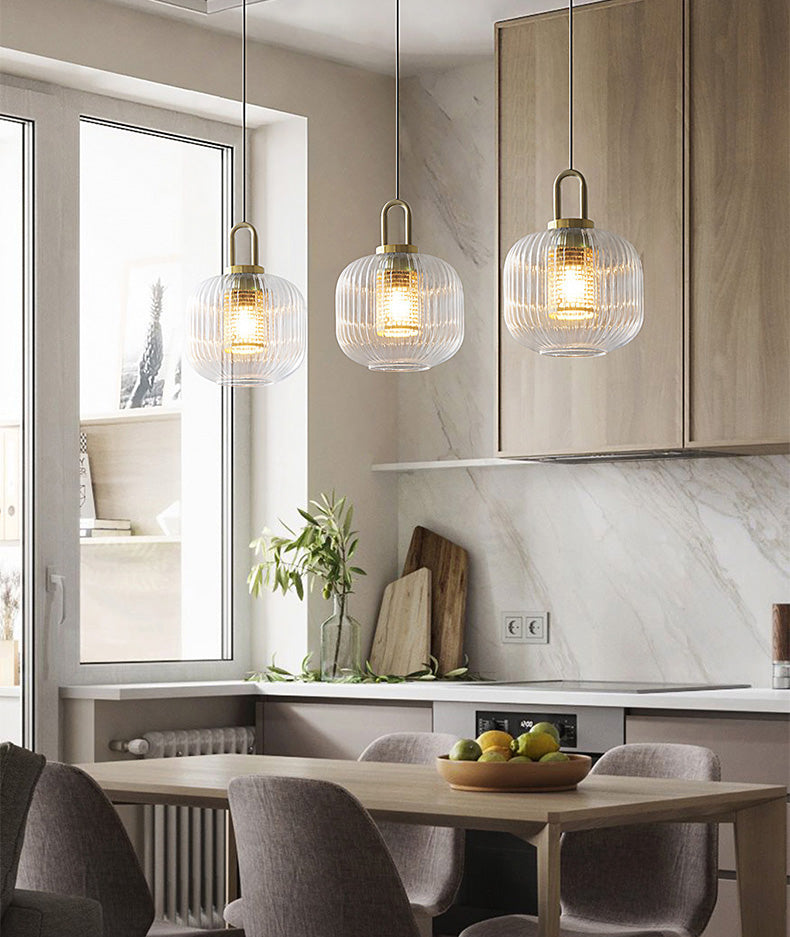 Helder glazen hanglamp - 103PL