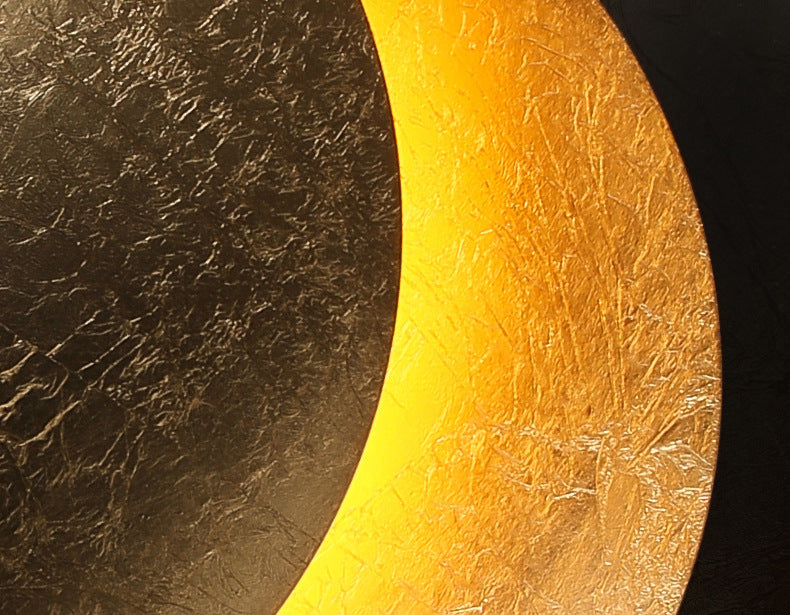 Goud ijzeren Luna wandlamp - 200MWL