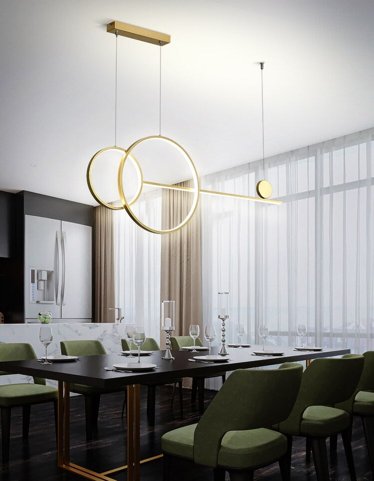 Moderne kroonluchter met LED-ring - 1LCH3