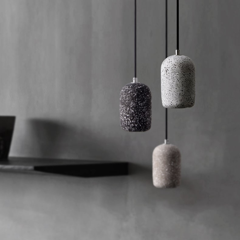 Cement hanglamp - 107CM