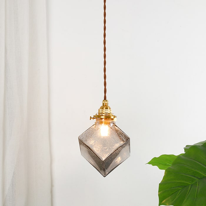 Hanglamp van donker glas - 225GPL