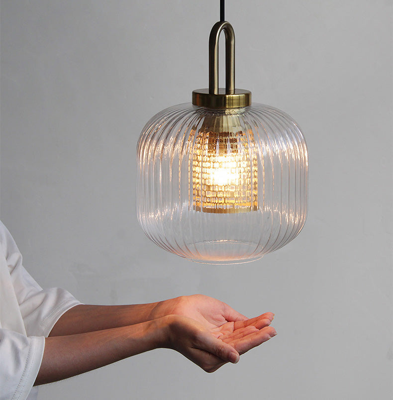 Helder glazen hanglamp - 103PL