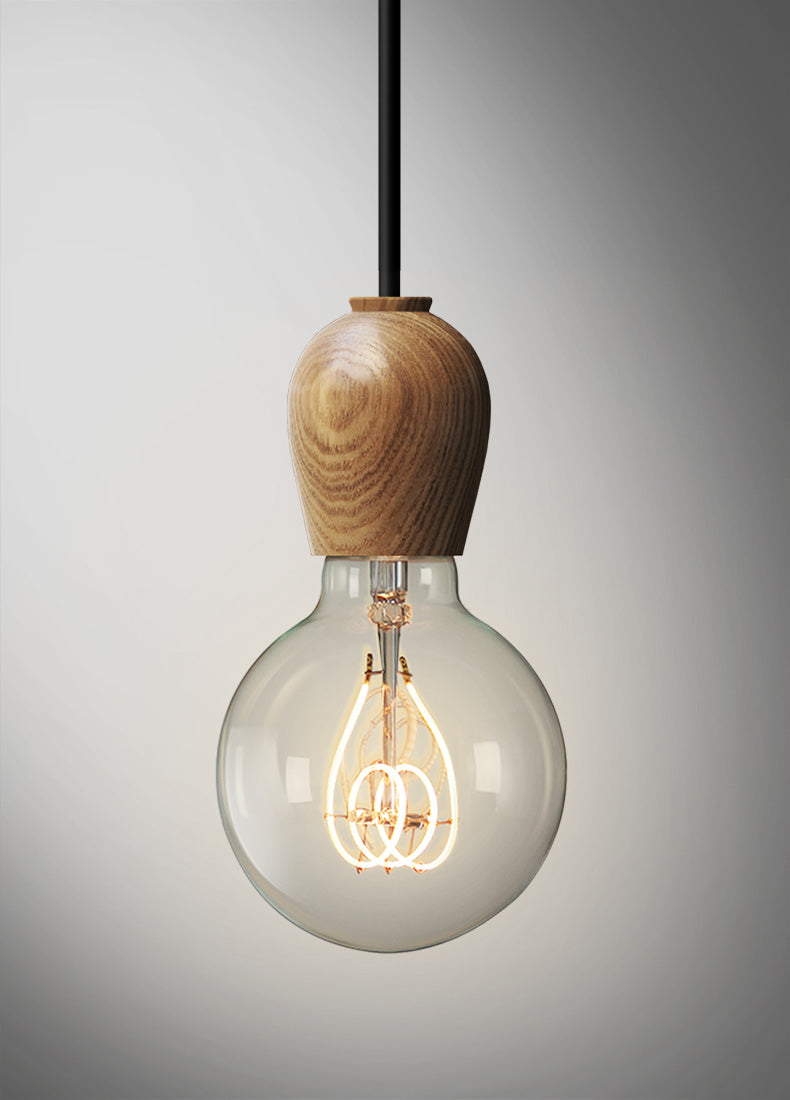 Walnoot Lamp Houten Hanglamp - 104WPL