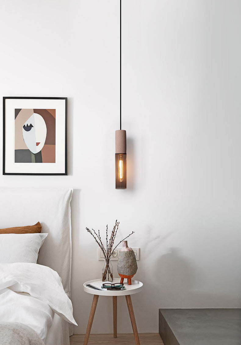 Cement hanglamp - 104CM