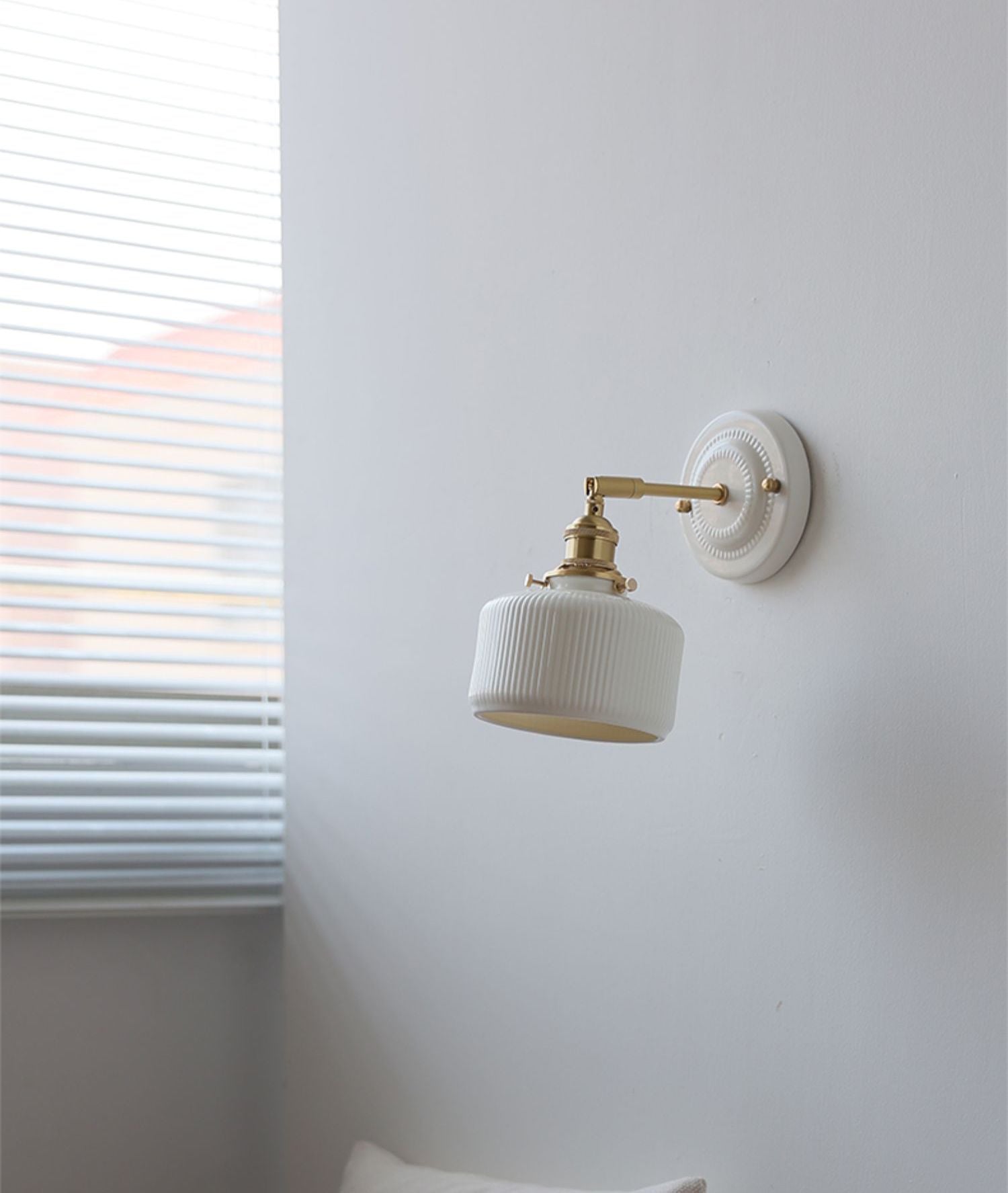 Wandkandelaar van keramisch glas - 112CWP