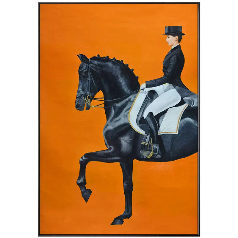 Hermes Jokey stijl kunst aan de muur