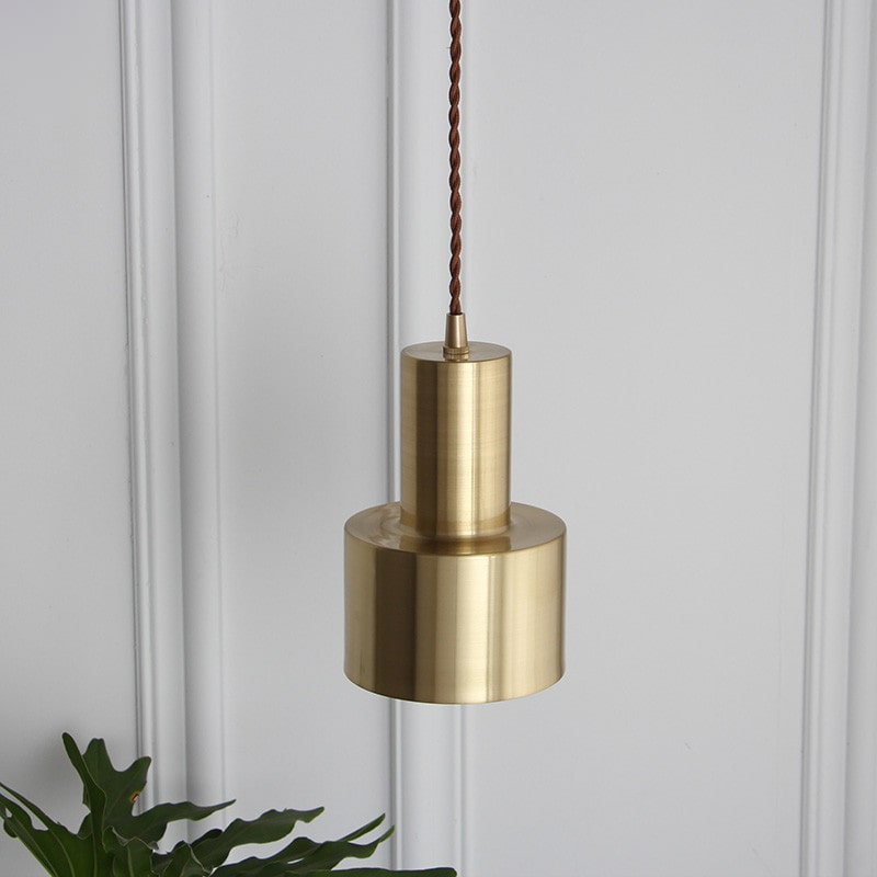 Cilinder Messing Hanglamp - 112PL
