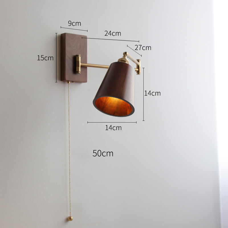 Houten Wandlamp - 115WL