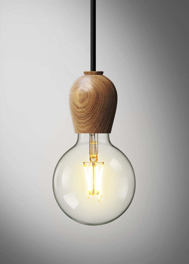 Walnoot Lamp Houten Hanglamp - 104WPL