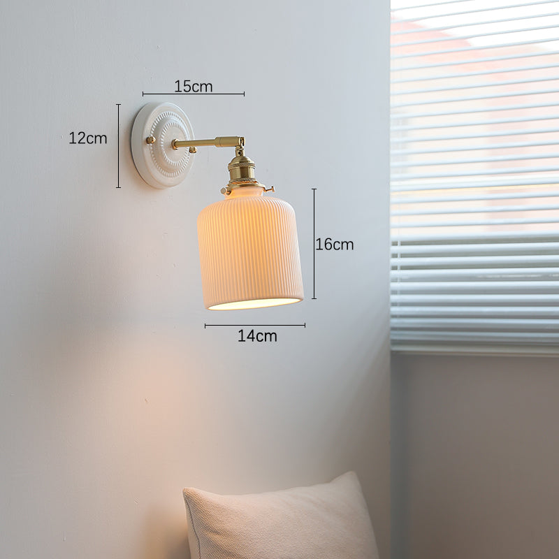 Wandkandelaar van keramisch glas - 113CWP