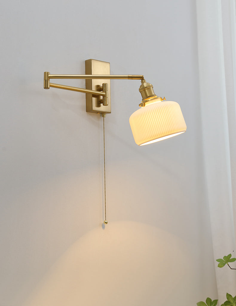 Keramische zwenkarmwandlamp - 207SAL