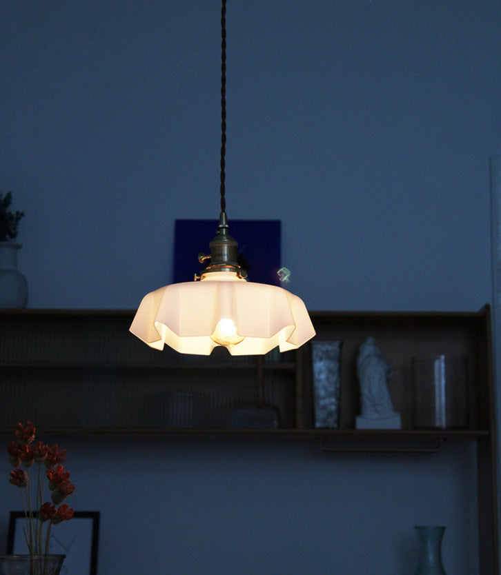 Retro glazen hanglamp - 215GPL