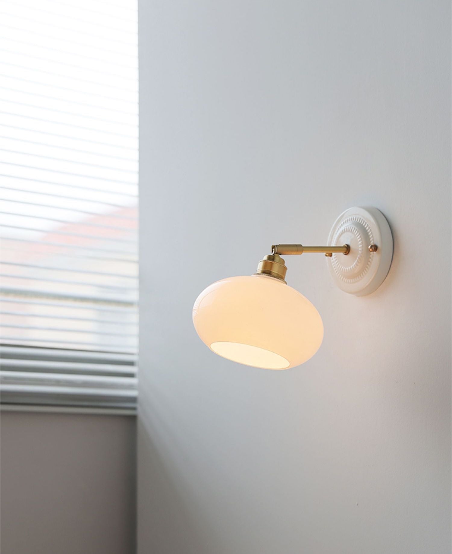 Wandkandelaar van keramisch glas - 109CWP