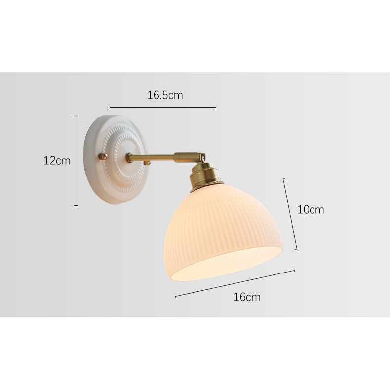 Wandkandelaar van keramisch glas - 109CWP