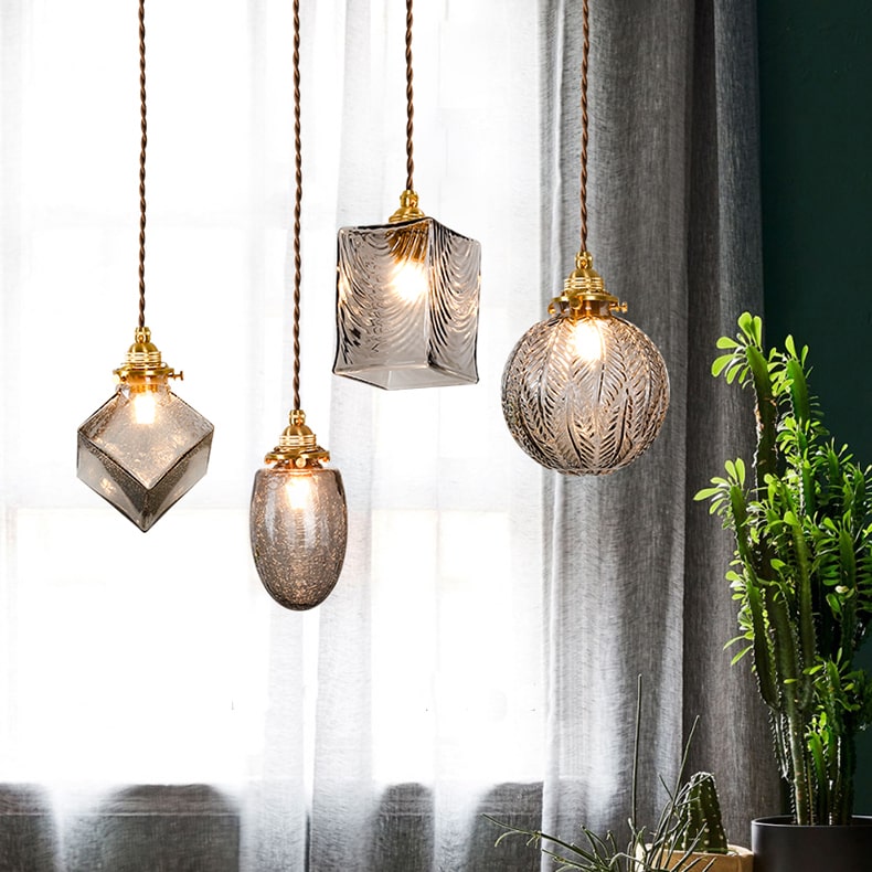 Hanglamp van donker glas - 225GPL