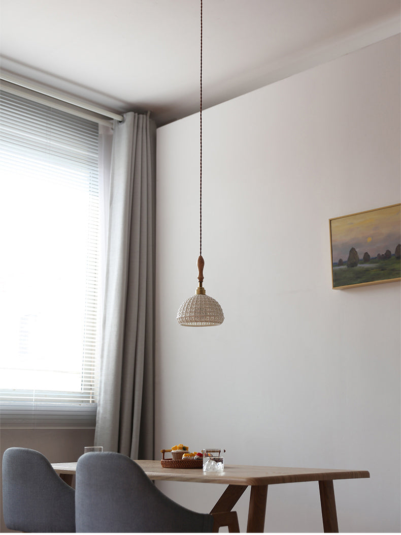 Hanglamp van gevlochten keramiek - 204CPL