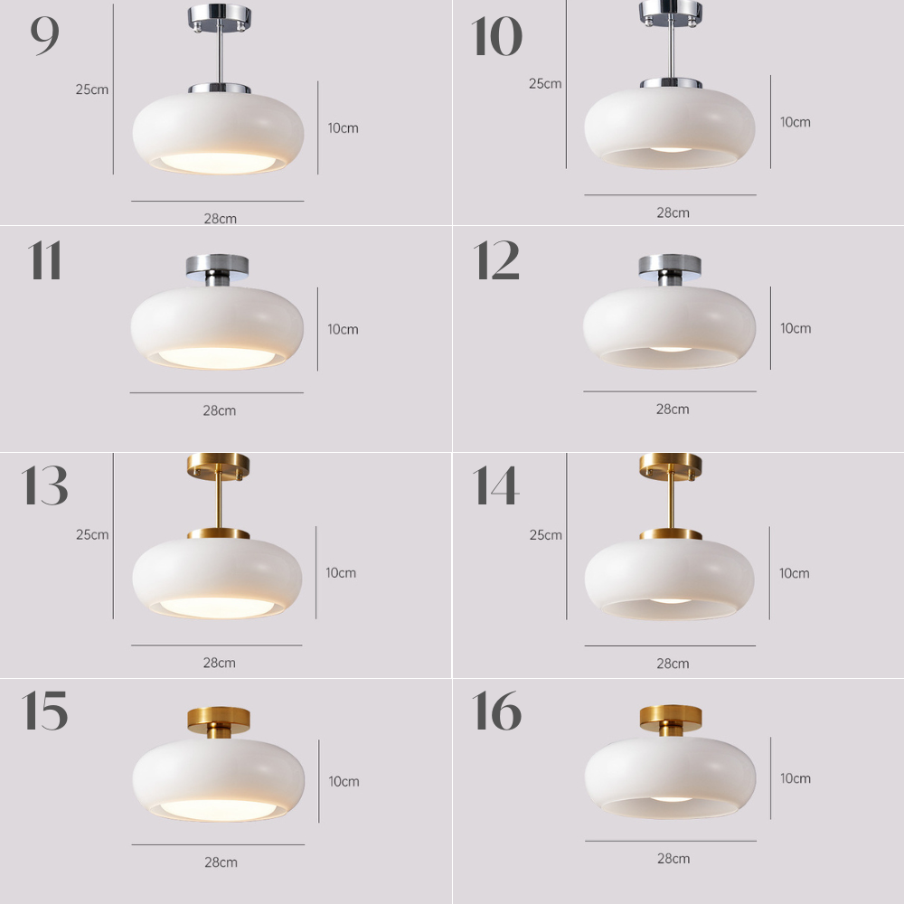 Amberkleurige retro glazen hanglamp - 231GPL
