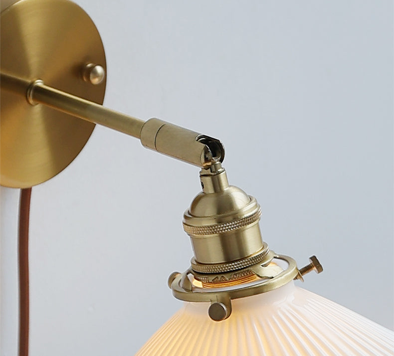 Keramisch glazen plug-in wandkandelaarlicht - 226GBWL