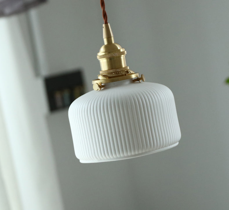 Keramiek Messing Hanglamp - 109PL