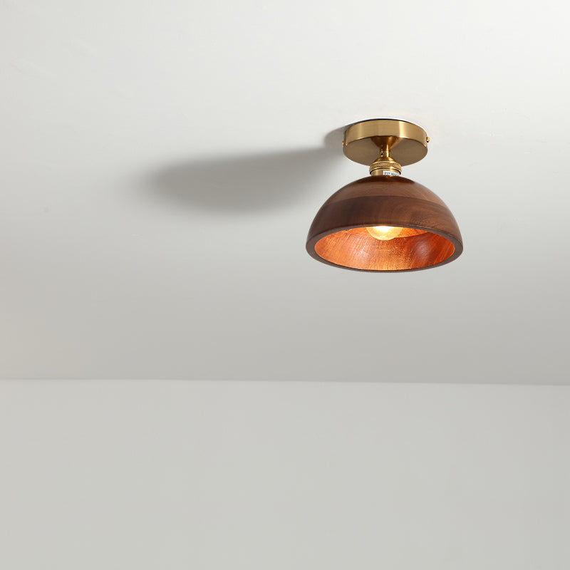 Houten plafondinbouwlamp - 101WFL
