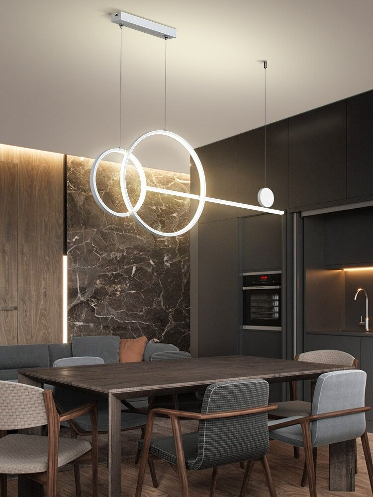 Moderne kroonluchter met LED-ring - 1LCH3