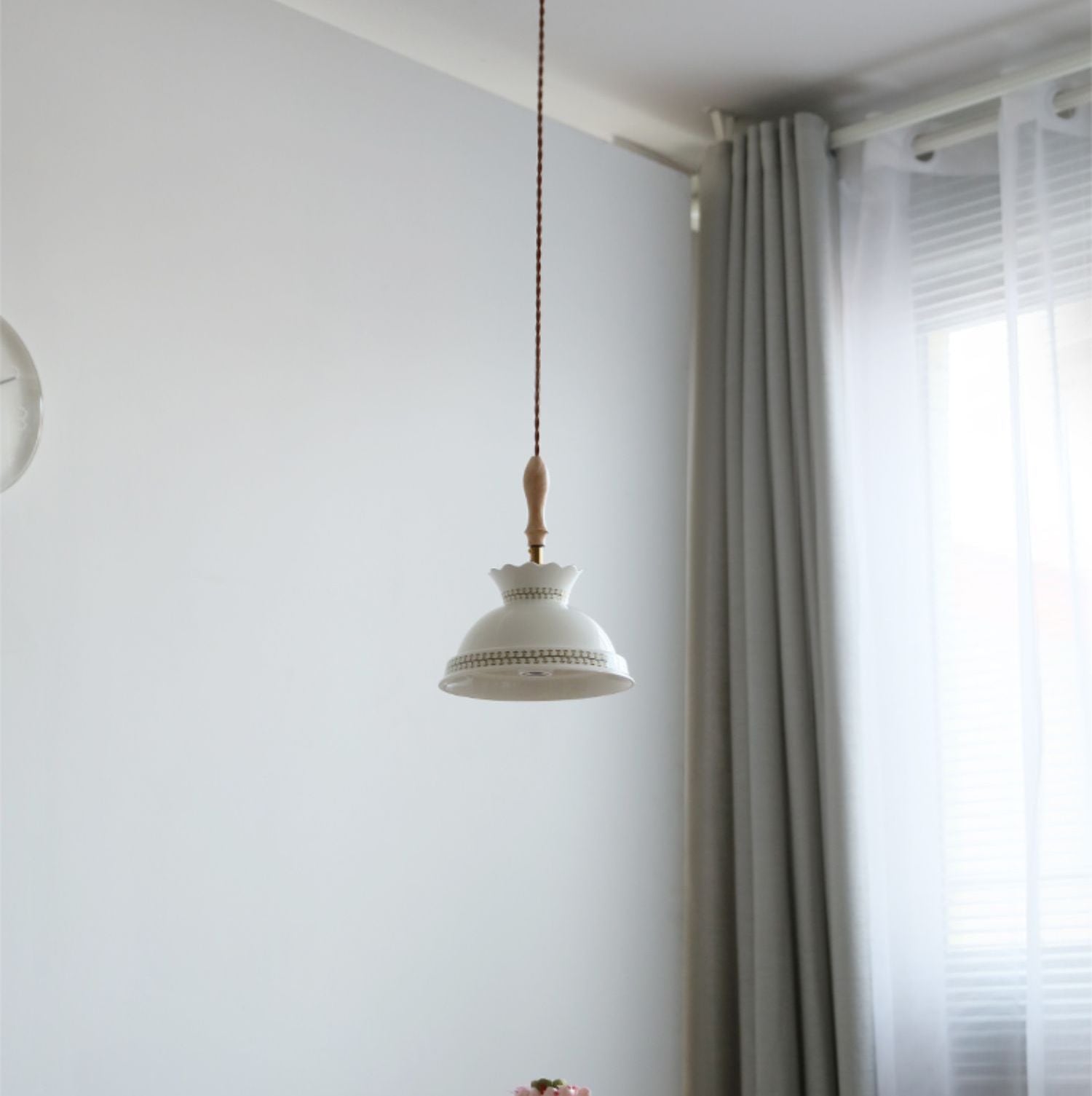 Keramiek Messing Hanglamp - 106PL