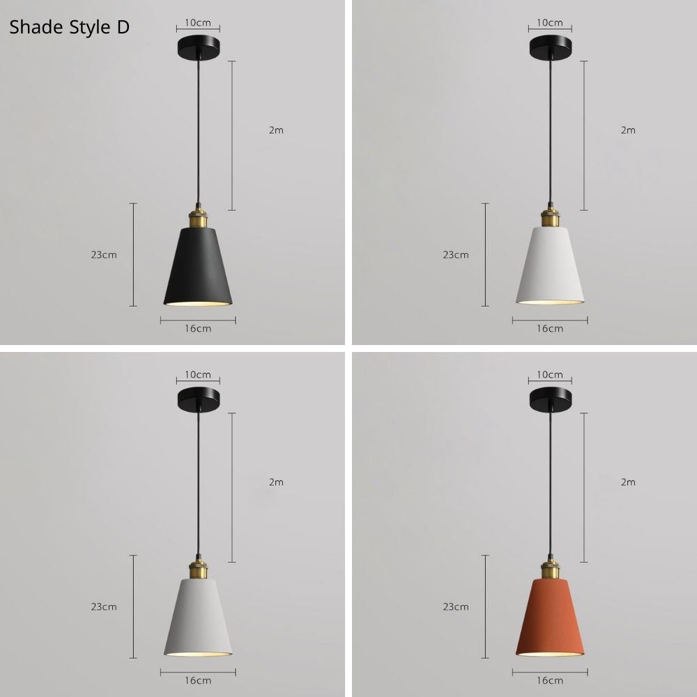 Cement hanglamp - 103CM