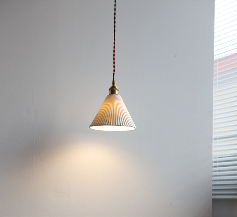 Keramiek Messing Hanglamp - 103PL