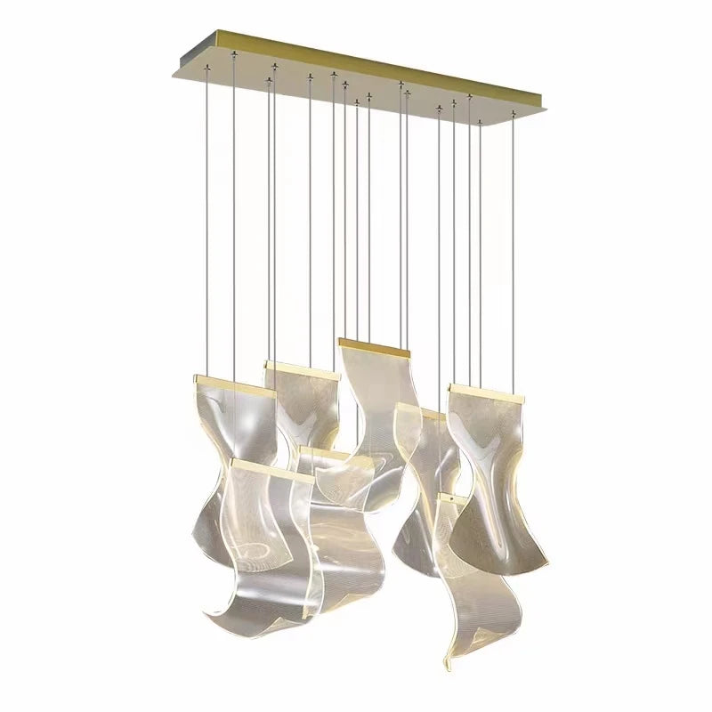 Wuivende blad postmoderne LED-kroonluchter - 1CH9