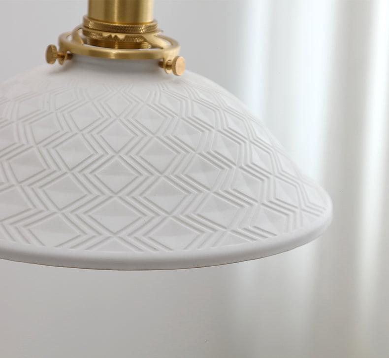 Witte keramische wandlamp - 206ST